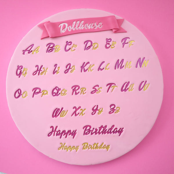 Dollhouse  Medium  Uppercase, Lowercase, Numbers and Symbols SWEET STAMP