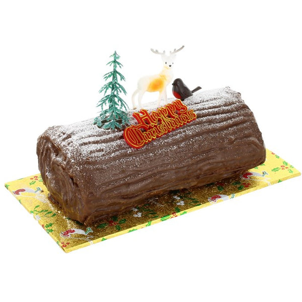 Gold Robin Log Card 8" x 4"