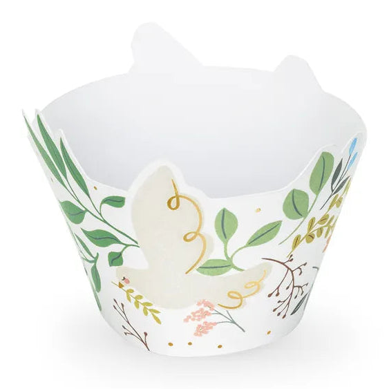 Dove Cupcake Wrap Pk 6