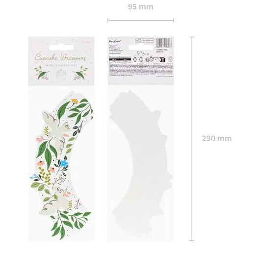 Dove Cupcake Wrap Pk 6