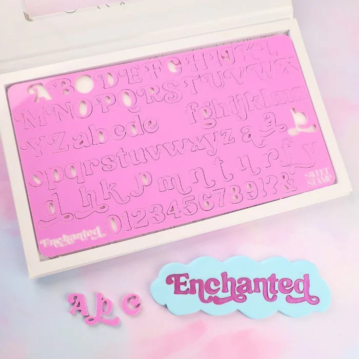 Enchanted - Uppercase, Lowercase, Numbers & Symbols SWEET STAMP