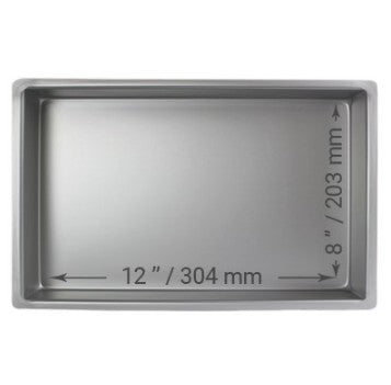 Non Stick Oblong Brownie Tin (203 x 304 x 25mm / 8" x 12" x 1")