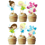 Fairies Cupcake Toppers Pk 6