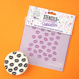 Mini Cookie & Cupcake Stencil Fangs  - SWEET STAMP