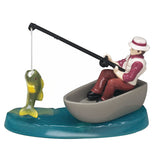 Fisherman in Boat Set Plastic