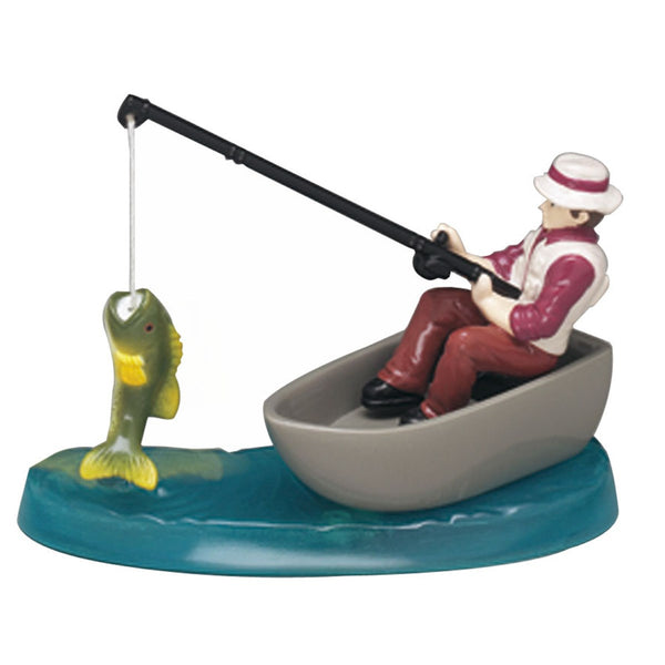 Fisherman in Boat Set Plastic