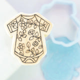 Floral Baby Gro Stamp n Cut - SWEET STAMP