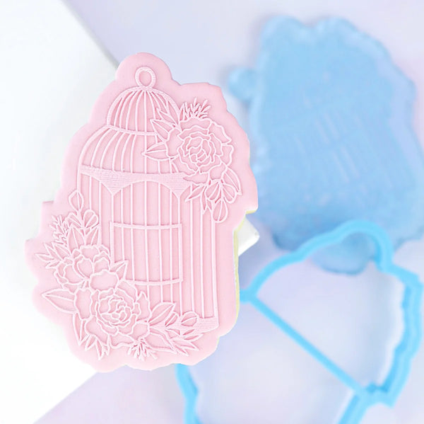 Floral Birdcage  OUTboss STAMP N CUT