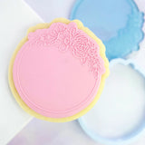 Floral Circle Frame  OUTboss STAMP N CUT