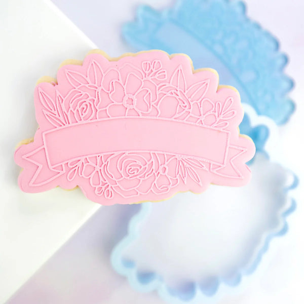 Floral Ribbon OUTboss STAMP N CUT