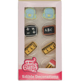 Back to School Sugar Decorations 8 Pcs  FunCakes