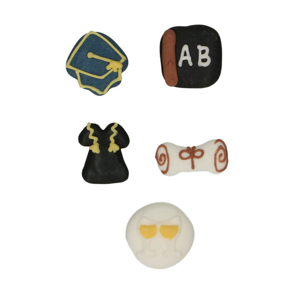 Graduation Sugar Decorations Pk 8