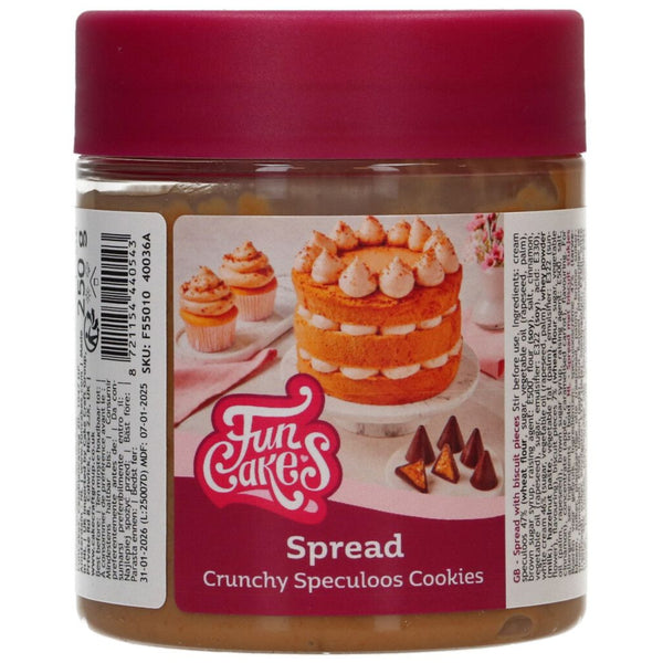 Crunchy Speculoos Cookies Spread FUNCAKES