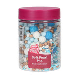 Blue Celebration Soft Pearls Mix 80g - FUNCAKES