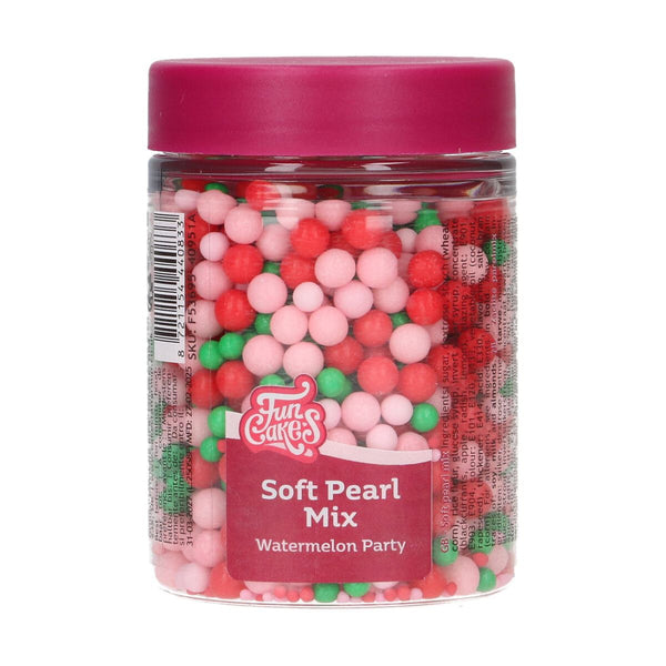 Watermelon Party  Soft Pearls Mix 80g - FUNCAKES