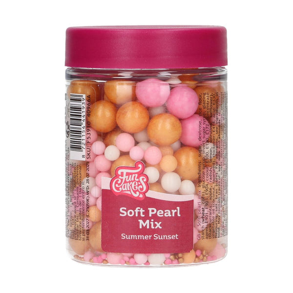 Summer Sunset  Soft Pearls Mix 80g - FUNCAKES
