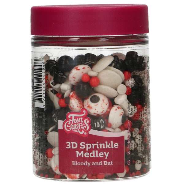 Bloody & Bat Sprinkle Medley 70g - FUNCAKES