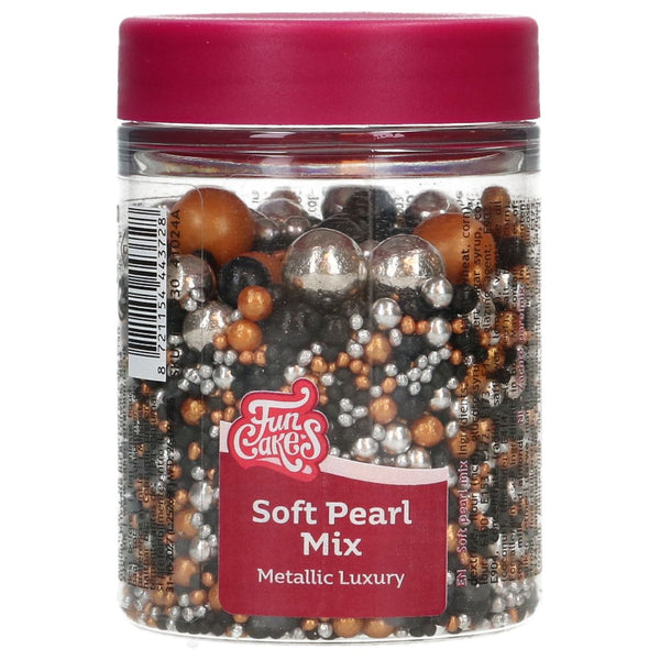 Metallic Luxury Soft Pearls Mix 80g - FUNCAKES