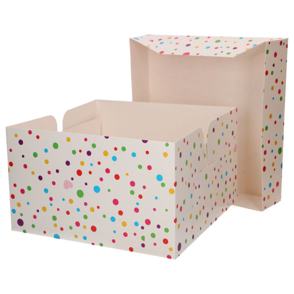 10" Confetti Cake Box (25CM X 25CM X 15CM