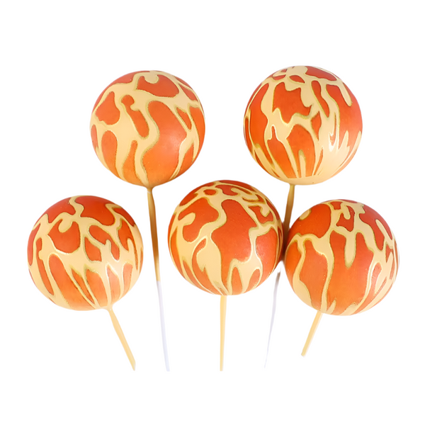 SUGAR SISTERS - Giraffe Print Cake Ball Set Pk 5