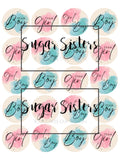 Girl or Boy Reveal Edible Toppers - (20 Toppers)