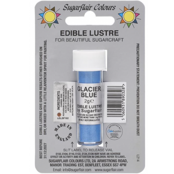Edible Lustre Glacier Blue 2g