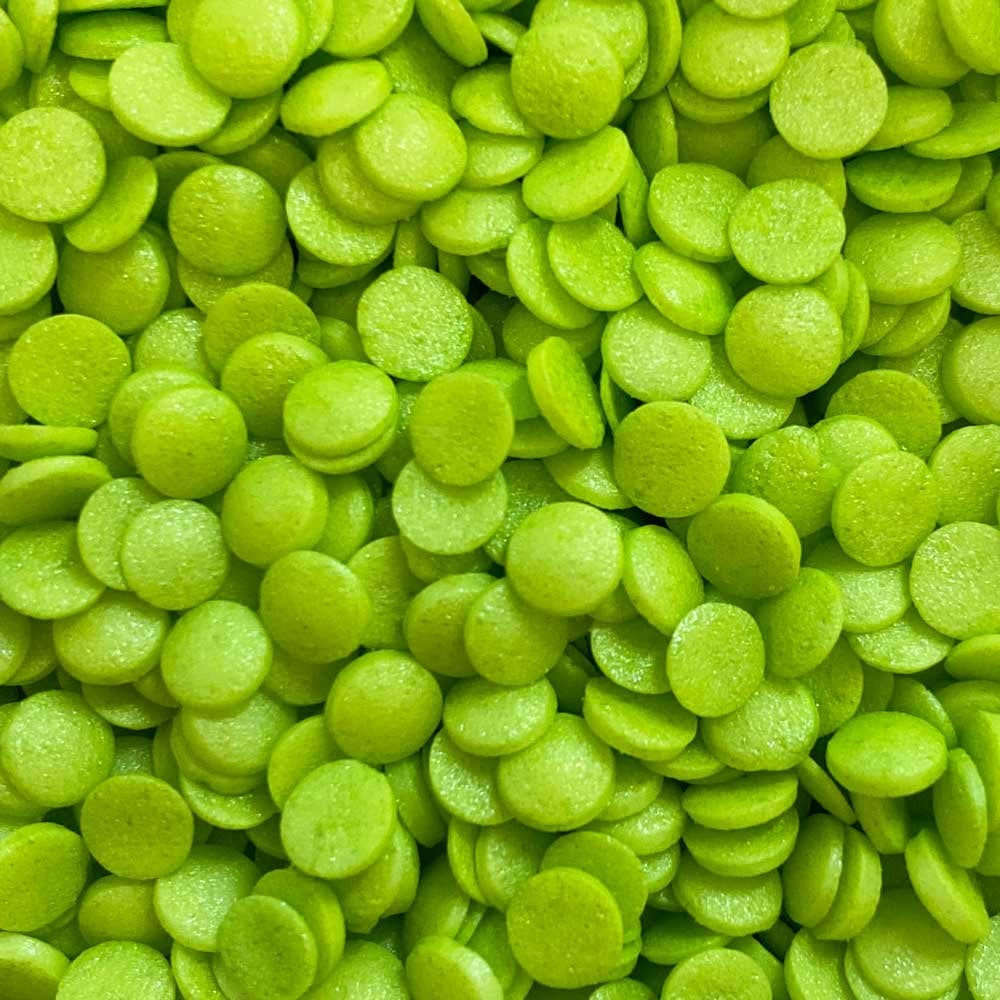SUGAR SISTERS - Glimmer Confetti Lime Green 80g