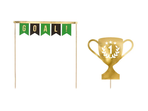 Soccer Cake Toppers Pk 2