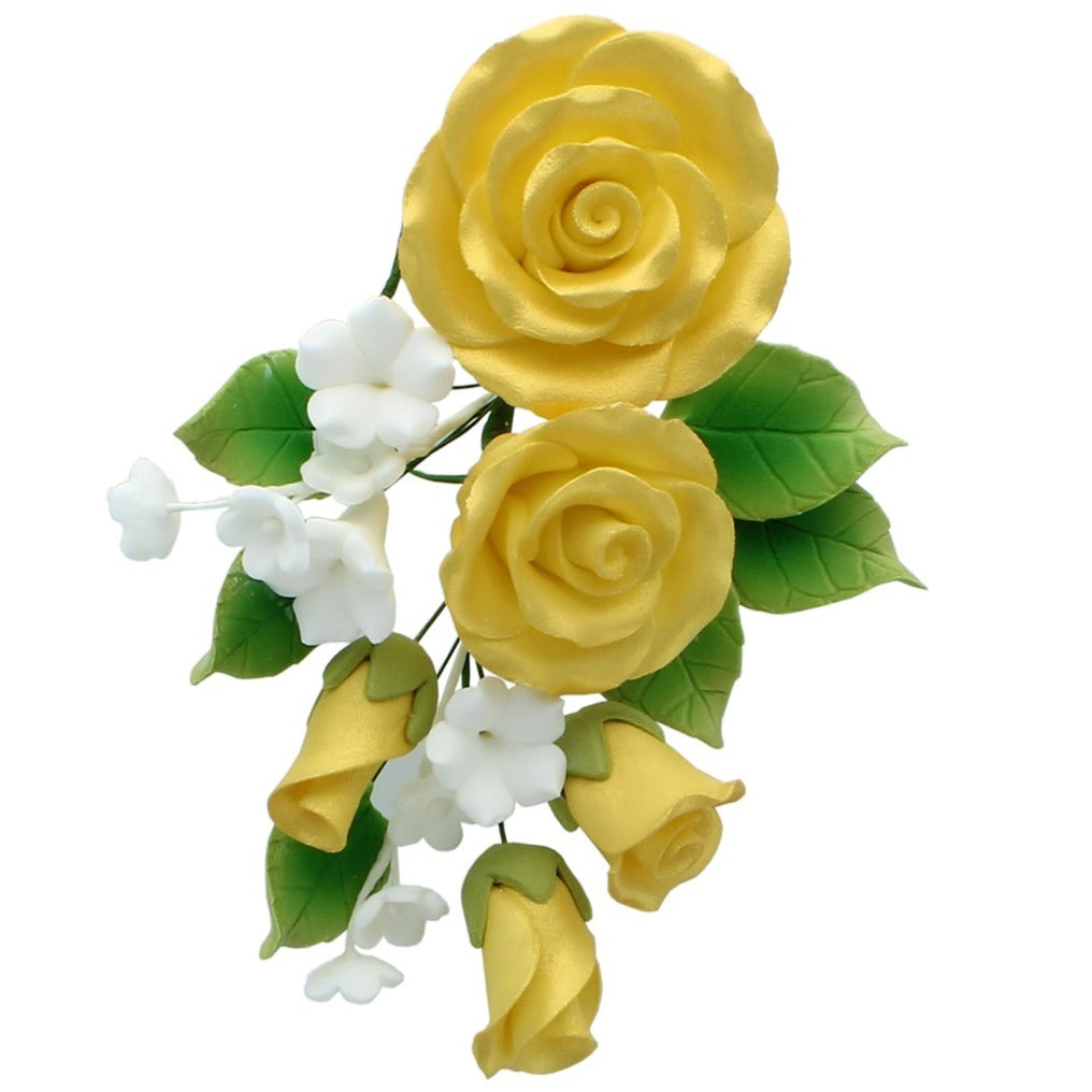 145mm Gold Sugar Flower Spray