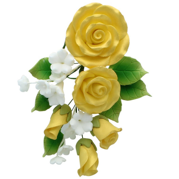 145mm Gold Sugar Flower Spray