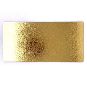 Luxury Gold Log Cake Board 10" x 4"