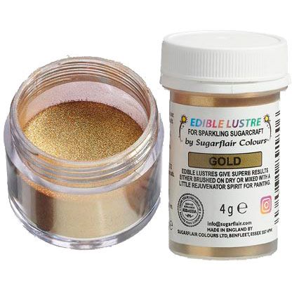 Gold Lustre Dust Sugarflair 4g