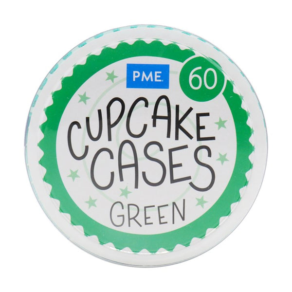 Cupcake Cases Green Pk 60 PME
