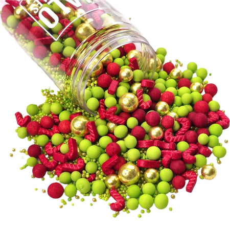 Grinch Ho Ho Ho Edible Toppers -  (1 x 6" Disc ) (8 x 2" Discs)