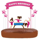 Gymnastics Cake Topper