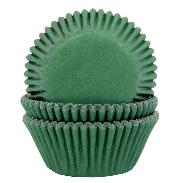 Dark Green Cupcake Cases Pk 50 HOM