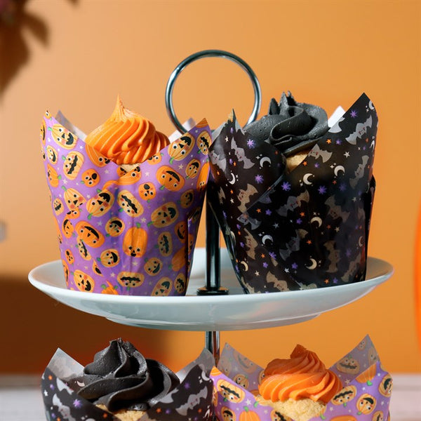Pumpkin Party Tulip Cases Pk 24