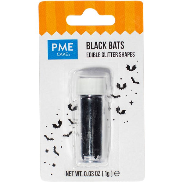 Black Bats Edible Sprinkle Shapes 1g