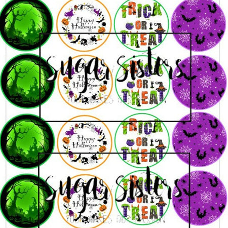 Witches Hat  Cupcake Toppers Pk 6 - SWEET STAMP