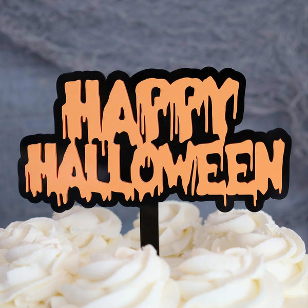 Happy Halloween Cake Topper - SWEET STAMP