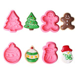 SUGAR SISTERS - Cute Christmas Cookie Plunger Set 4