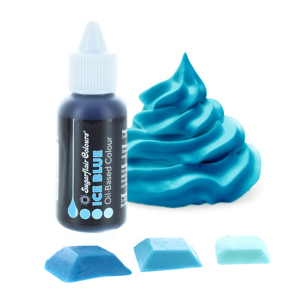 Sugarflair Ice Blue Oil Based Colour 30ml