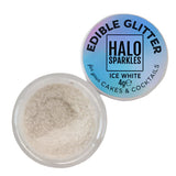 Edible Glitter Ice White 4g HALO