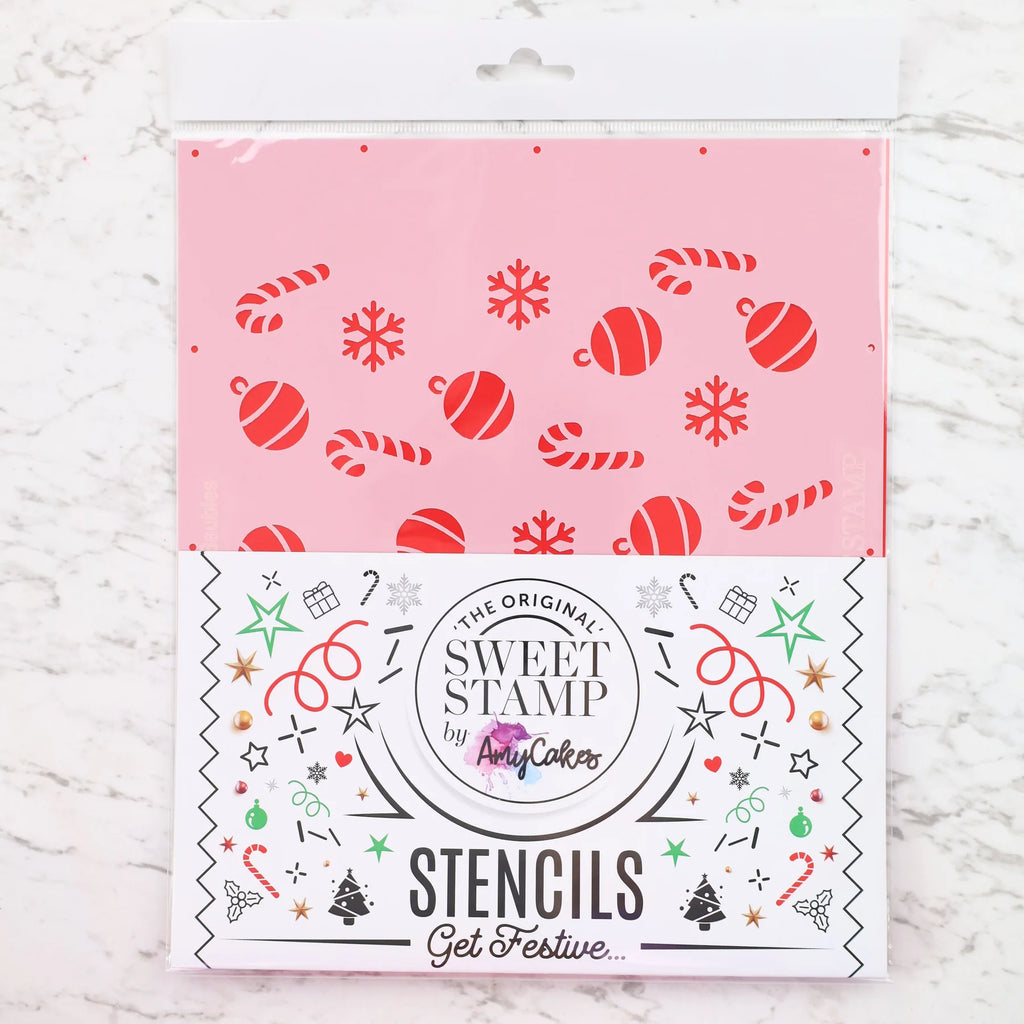 Sweet Stamp Stencil - Jingle Baubles SWEET-STAMP