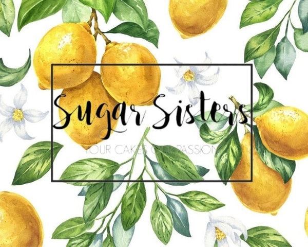 Lemons  Wrap  Edible Image