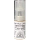Light Gold Glitter Dust POWDER PUFF 10g