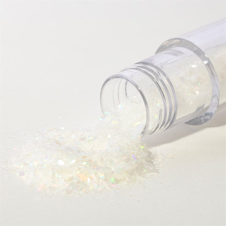 White Crystal  Edible Iridescent  Glitter 3g - MAGIC SPARKLES