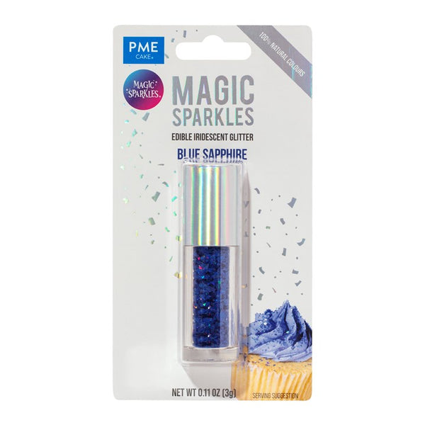 Blue Sapphire Edible Iridescent  Glitter 3g - MAGIC SPARKLES