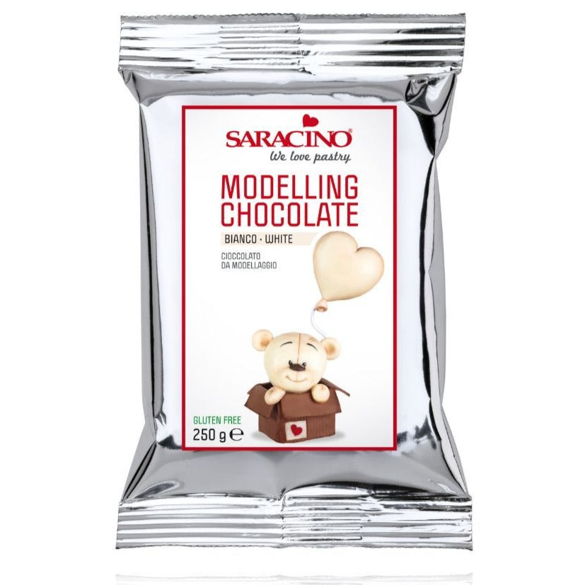 Modelling Chocolate White 250g SARACINO