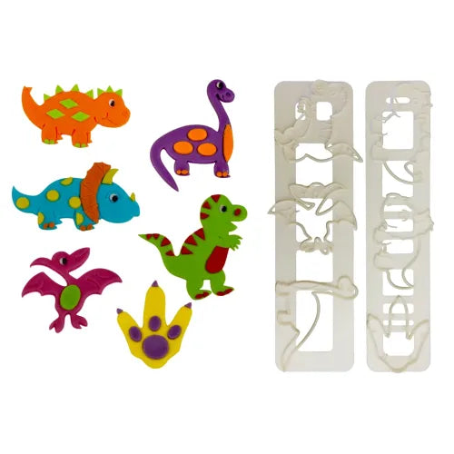 FMM Cute Dinosaur Cutter  Set 2